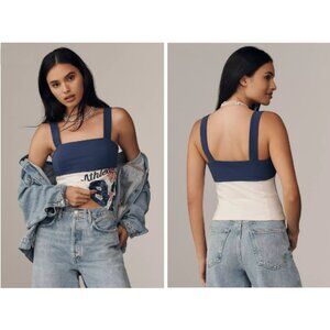ANTHROPOLOGIE Reworked Sporty Tank Top